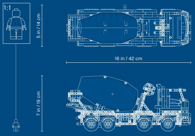 LEGO® Technic™ 42112 Concrete Mixer Truck