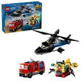LEGO® City Helicopter, Fire Truck & Submarine Remix toy playset (60462)