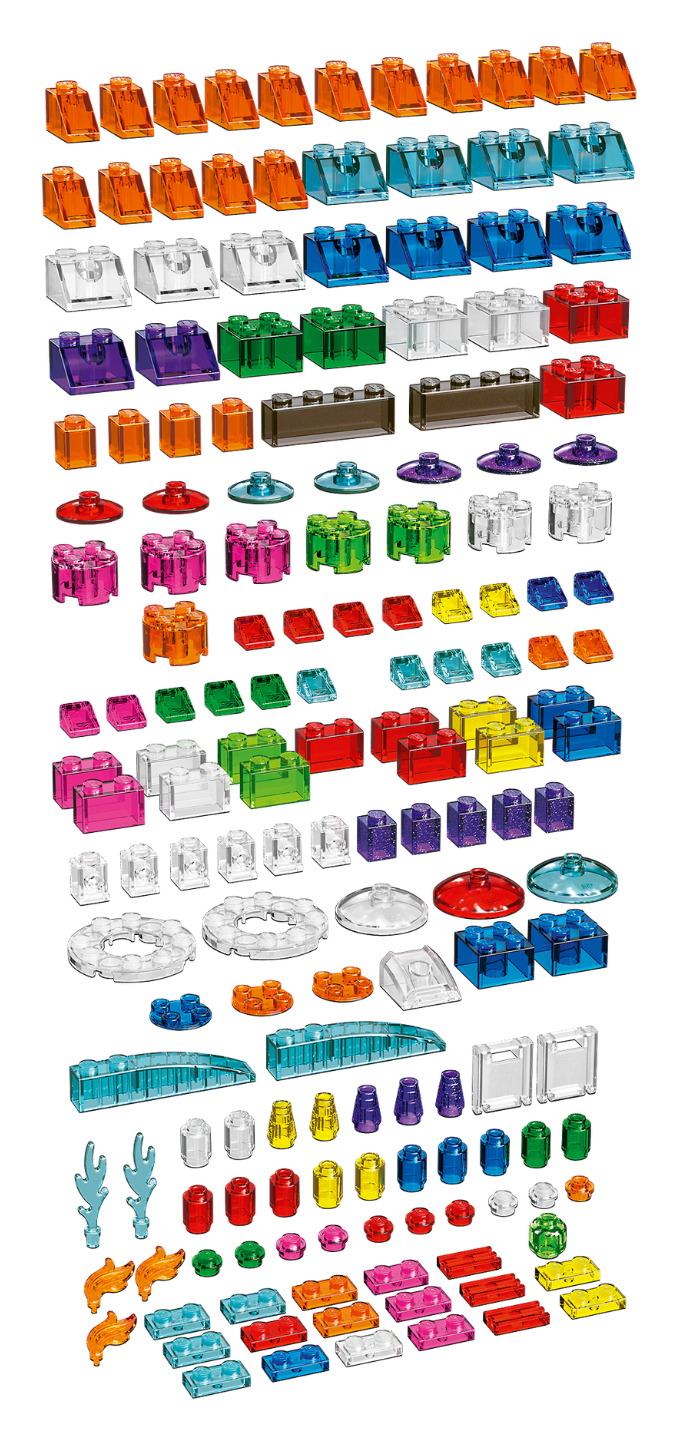 LEGO® Classic 11013 Transparent Bricks