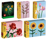 LEGO® Botanical Combo - Daffodils + Cherry Blossoms + Lotus Flowers + Roses + Sunflowers