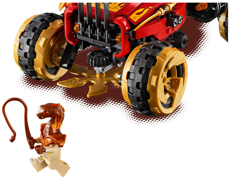 LEGO 70675 Katana 4X4 truck Ninjago Kai Nya FS Pyro Char tornado