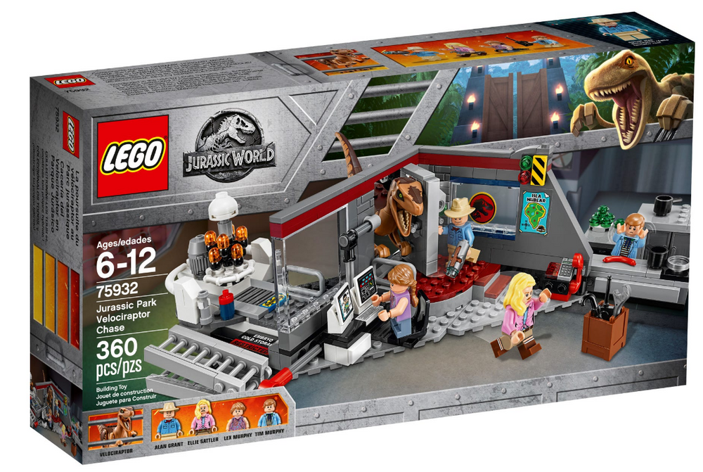 LEGO® Jurassic World 75932 Jurassic Park Velociraptor Chase