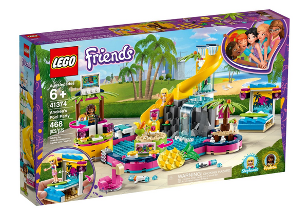 LEGO® Friends 41374 Andrea’s Pool Party (Retired set)