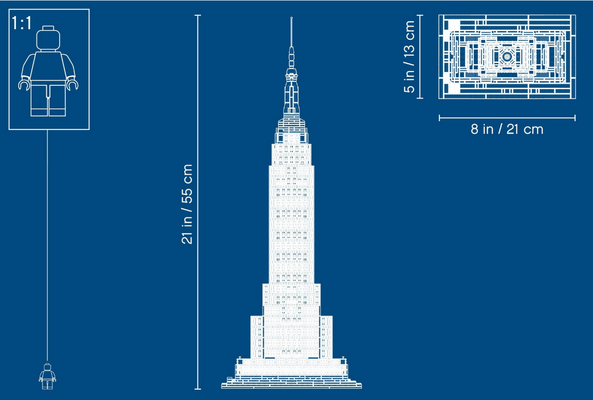 LEGO® Architecture 21046 Empire State Building – Cloud Mall ZA